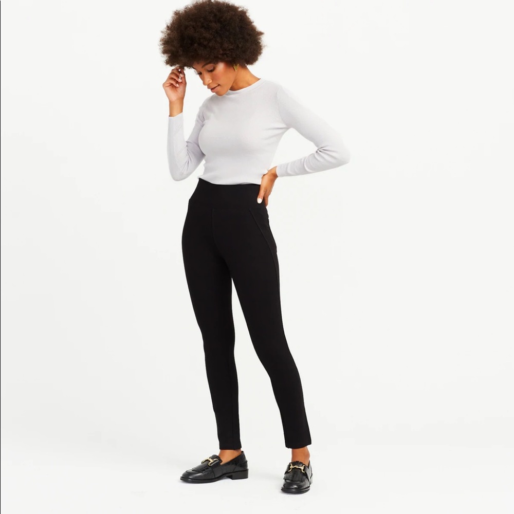 Brass Ponte Pant in Black